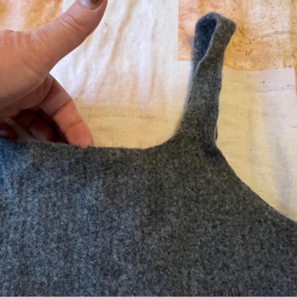 Everlane Gray Ribbed Tank Top - Picture 7 of 9
